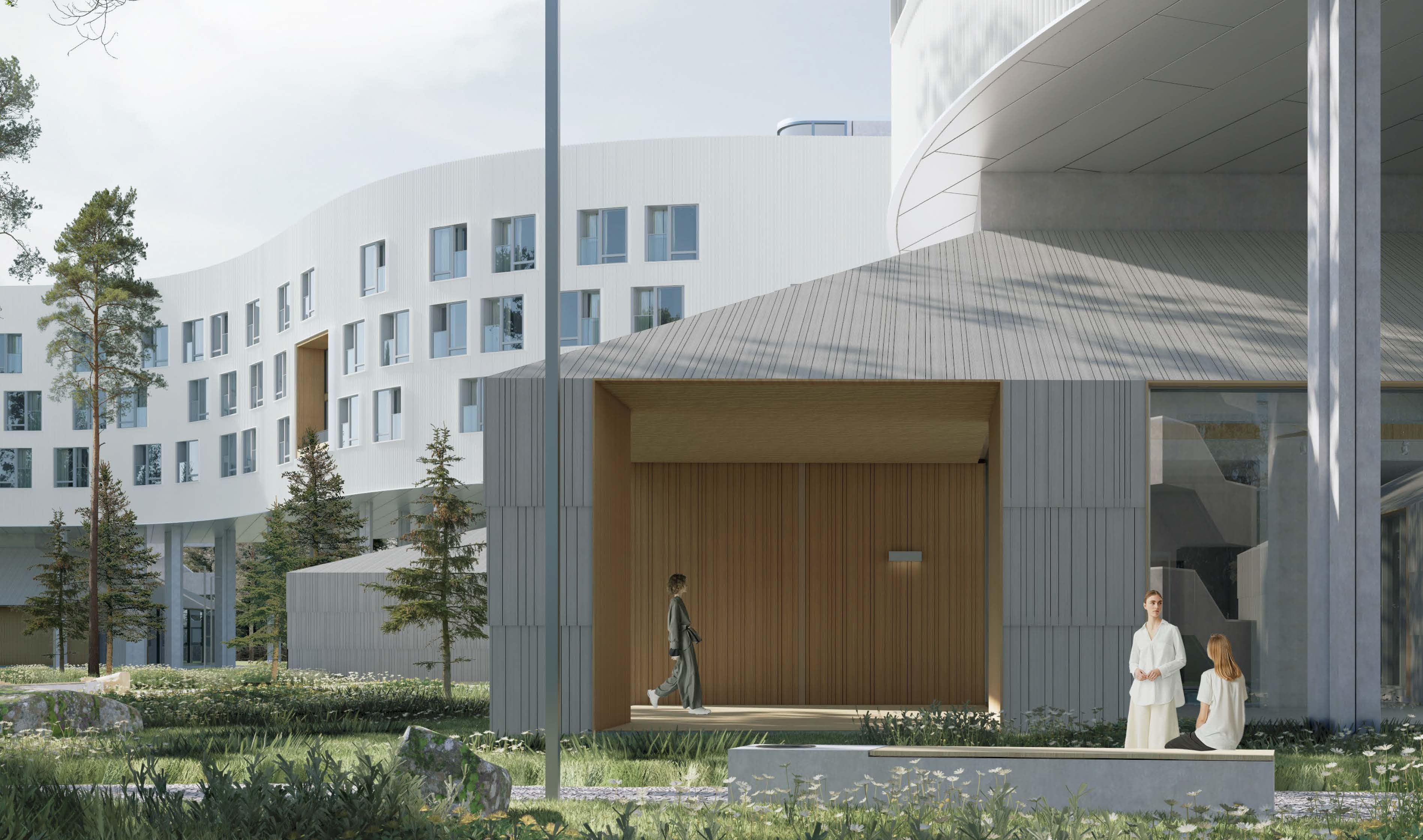 Карта расположения: «Место» в Рощино